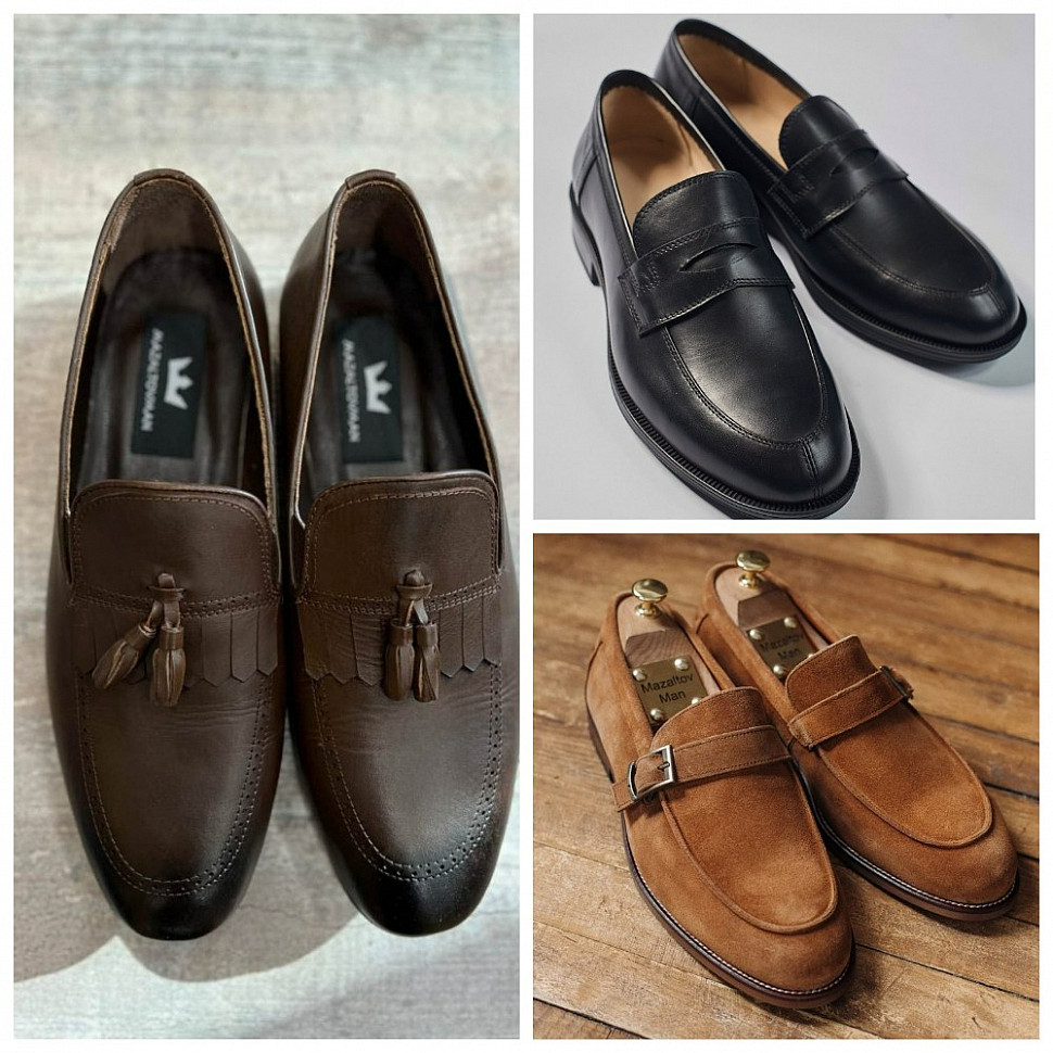 Лоферы мужские