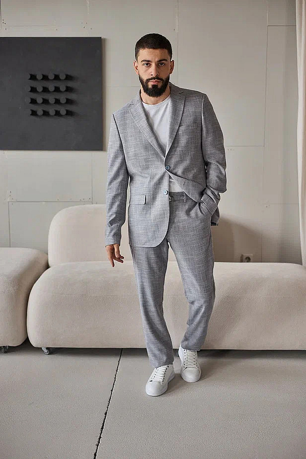 Летний мужской хлопковый костюм