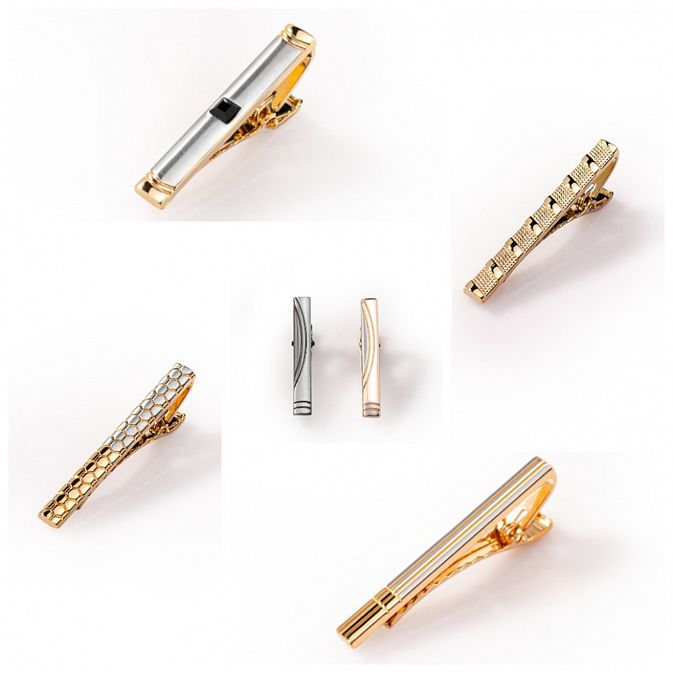 Зажим для галстука с камнями