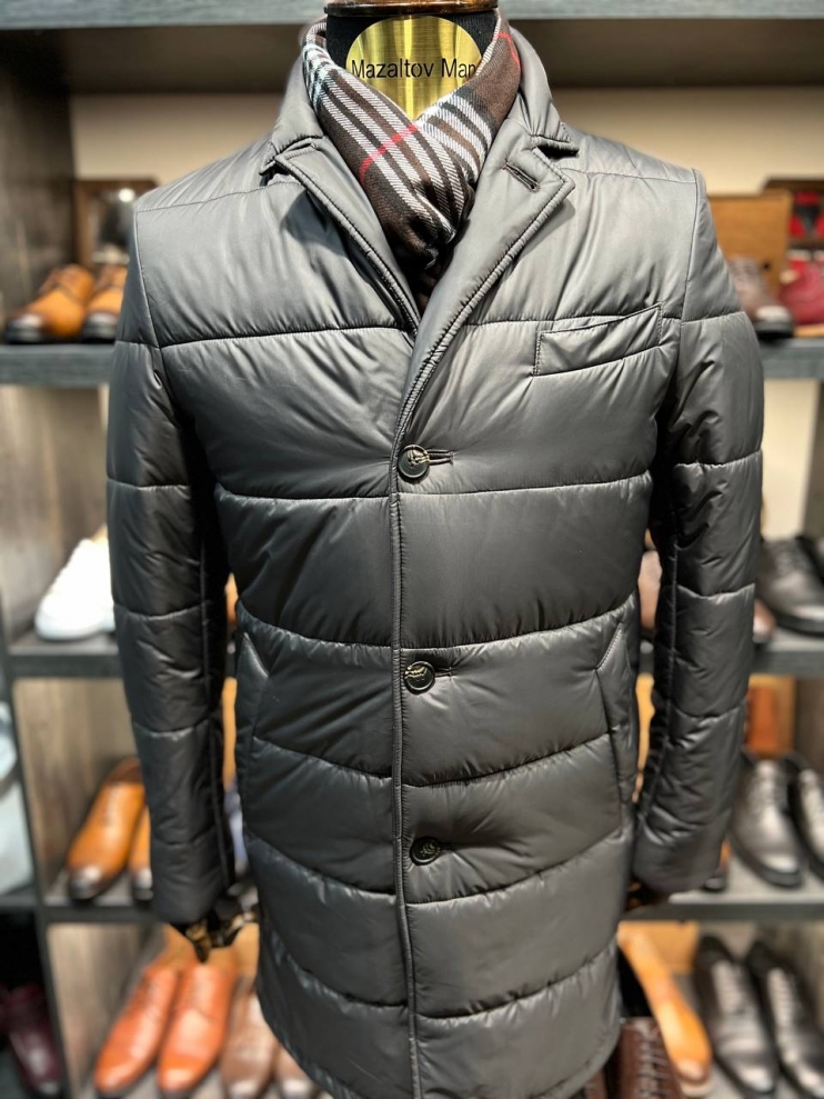 Куртка MAZALTOVMAN Коричневая стеганая