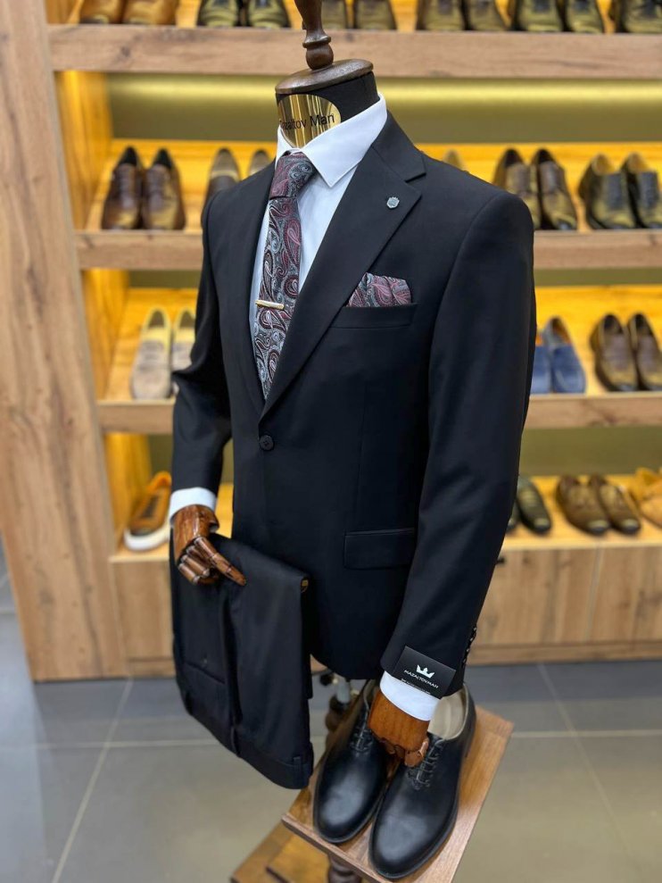 Костюм MAZALTOVMAN 2-ка Premium Черный фактурный