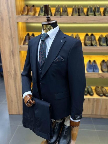 Костюм MAZALTOVMAN 3-ка Premium Синий в полоску