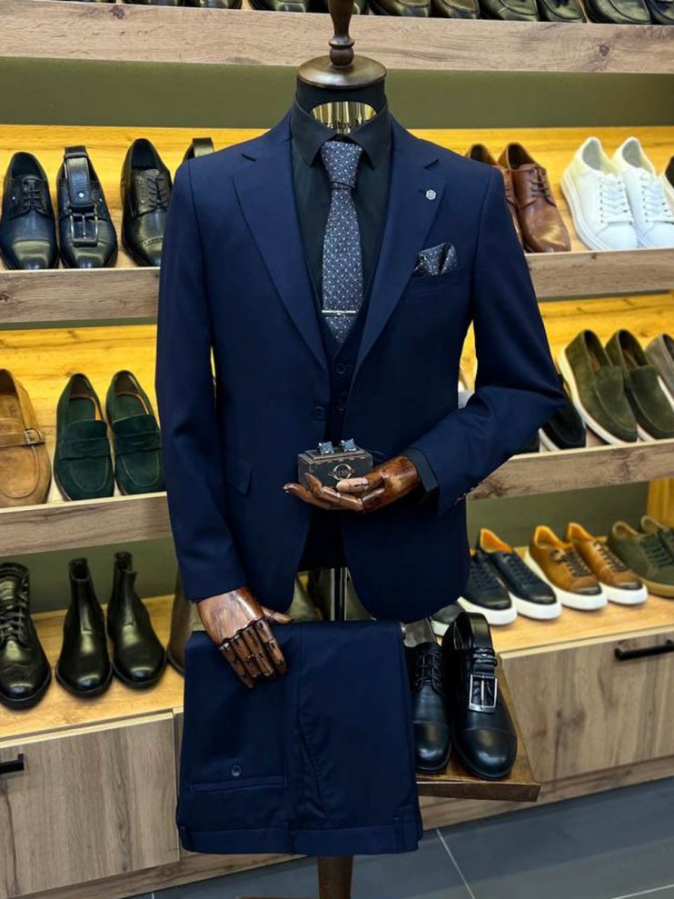 Костюм MAZALTOVMAN 3-ка Синий фактурный