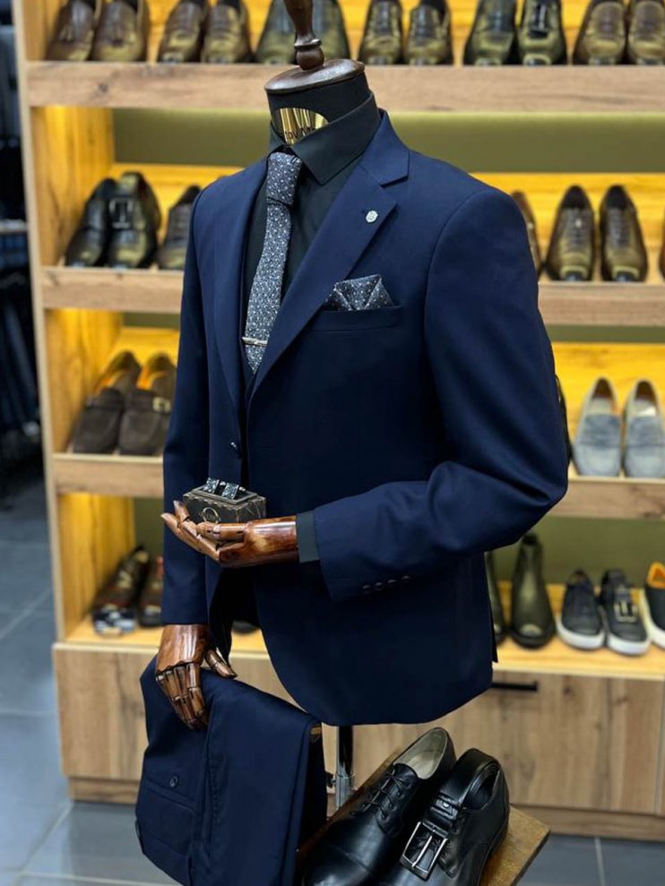 Костюм MAZALTOVMAN 3-ка Синий фактурный