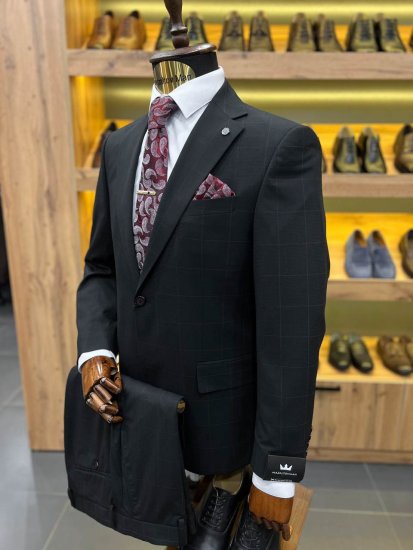 Костюм MAZALTOVMAN 2-ка Premium Черный в клетку