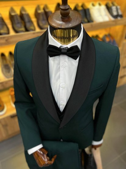 Смокинг MAZALTOVMAN 3-ка Premium Зеленый