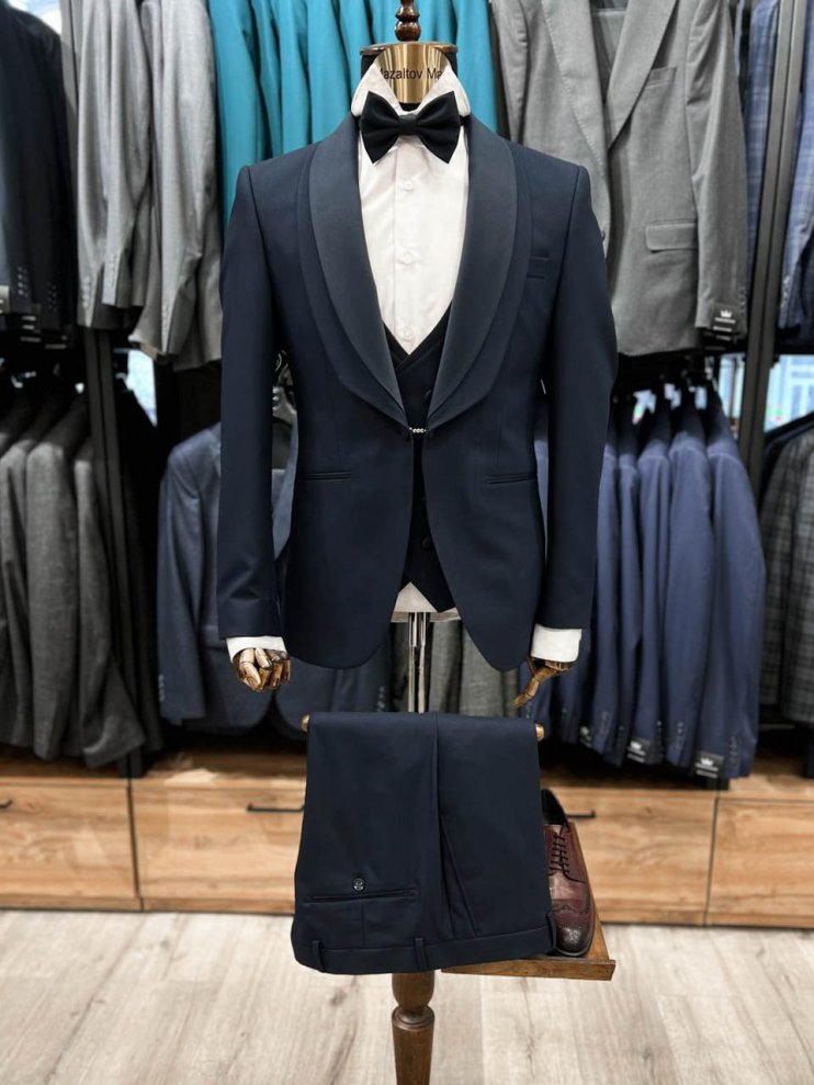 Смокинг MAZALTOVMAN 3-ка Premium Синий