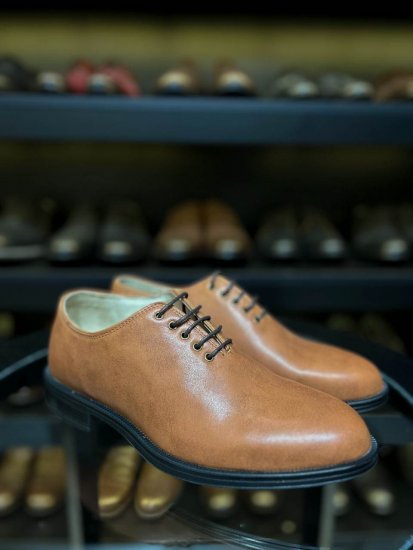 Оксфорды MAZALTOVMAN Рыжие кожаные