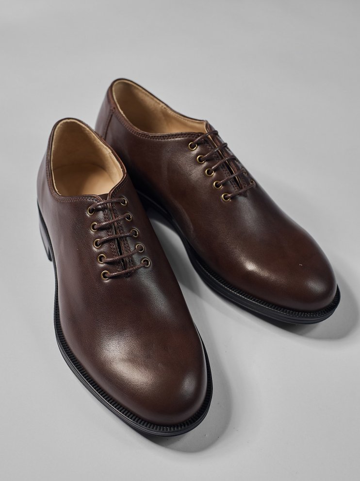 Оксфорды MAZALTOVMAN Коричневые кожаные