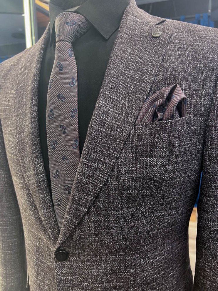 Костюм MAZALTOVMAN 2-ка Premium Бордовый фактурный