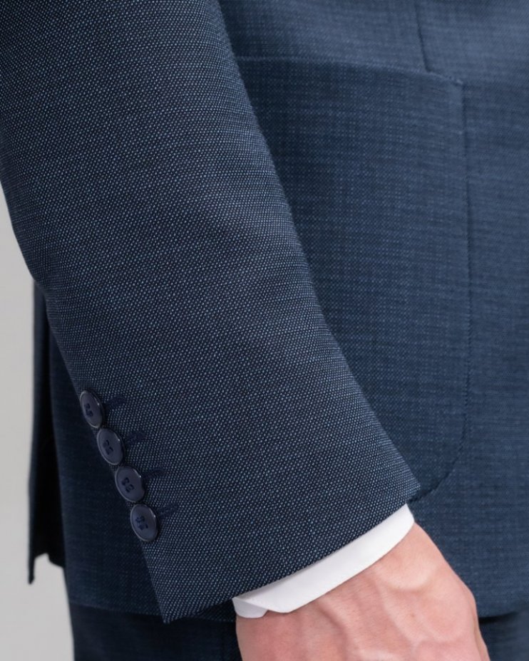 Строгий мужской костюм двойка Mazaltovman синий