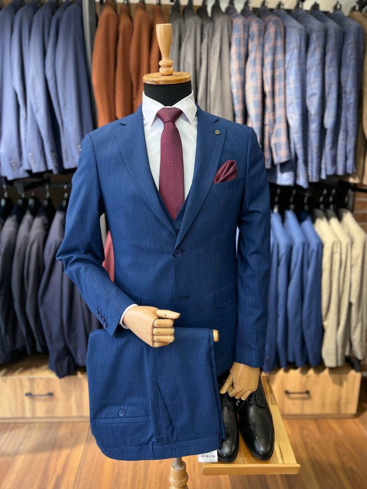 Костюм MAZALTOVMAN 3-ка Синий фактурный