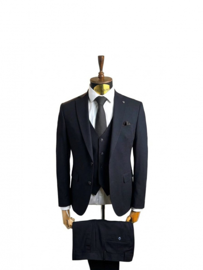 Костюм MAZALTOVMAN 3-ка Premium Синий фактурный