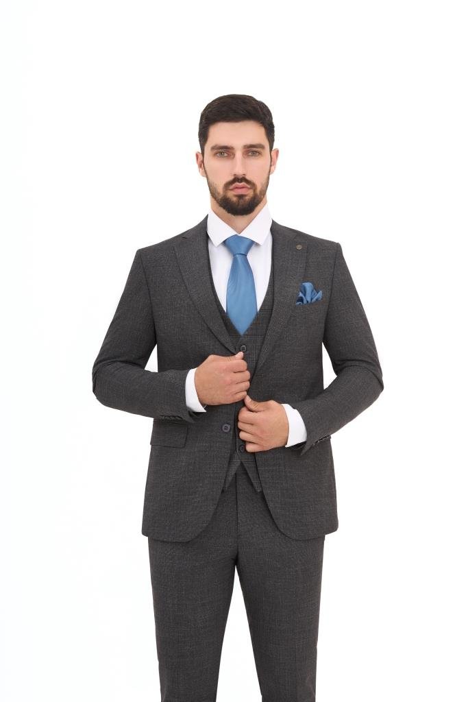 Костюм MAZALTOVMAN 3-ка Premium Серый фактурный