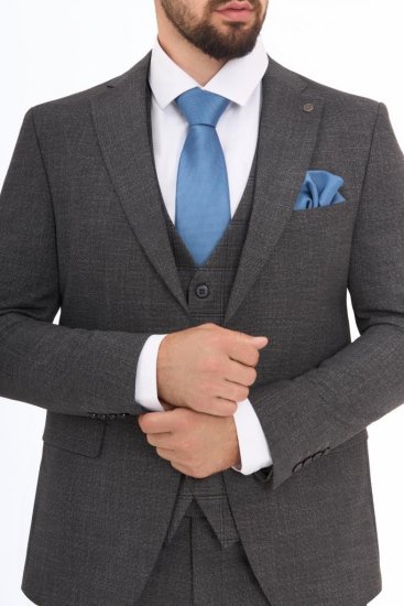 Костюм MAZALTOVMAN 3-ка Premium Серый фактурный