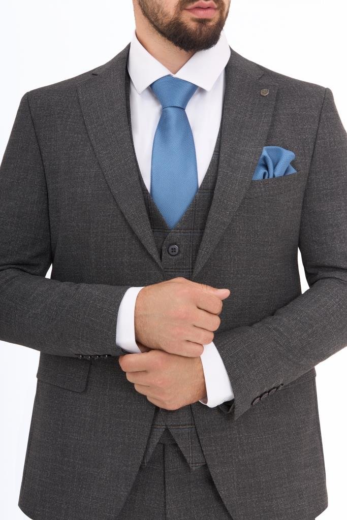 Костюм MAZALTOVMAN 3-ка Premium Серый фактурный