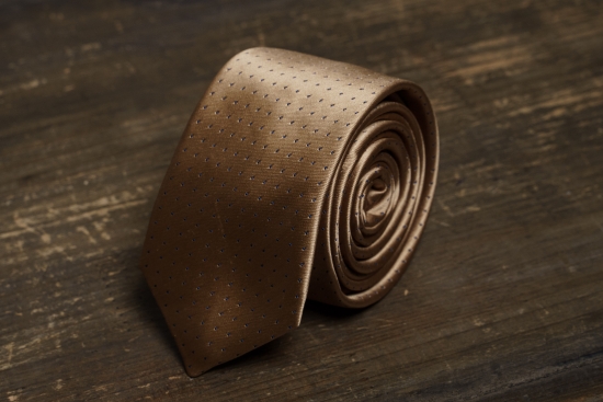 Мужской галстук Светло-коричневый с вкраплениями