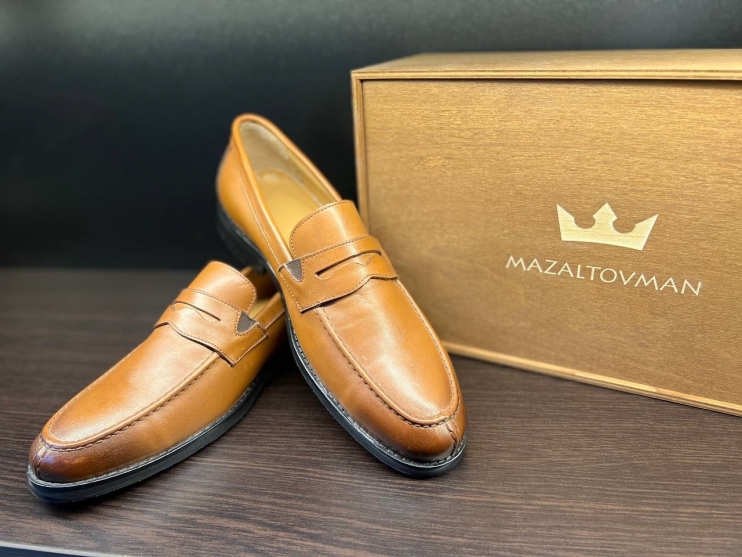 Туфли Лоферы Коричневые