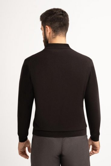 Поло HLF Черное с пуговицами