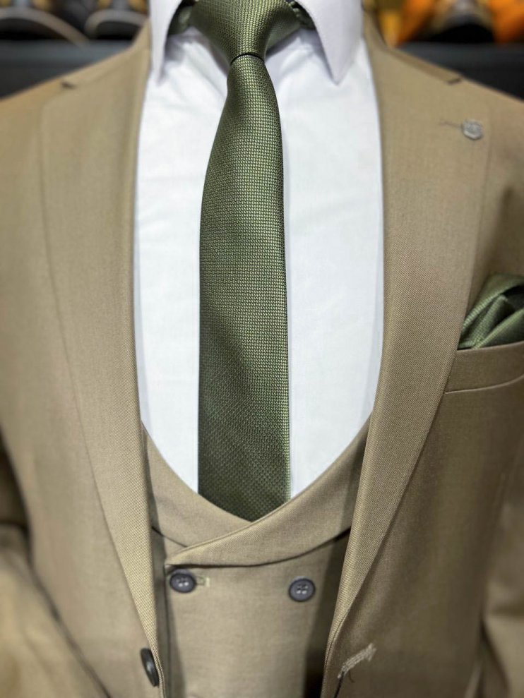 Костюм MAZALTOVMAN 3-ка Бежевый фактурный