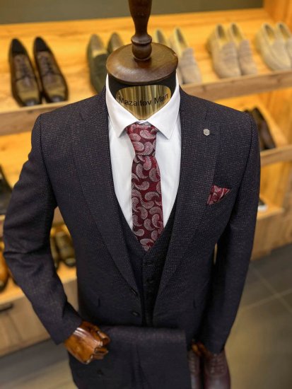 Костюм MAZALTOVMAN 3-ка Premium Фиолетовый фактурный