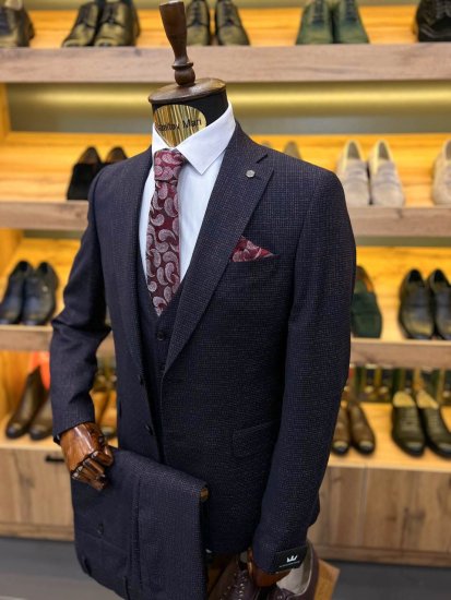 Костюм MAZALTOVMAN 3-ка Premium Фиолетовый фактурный