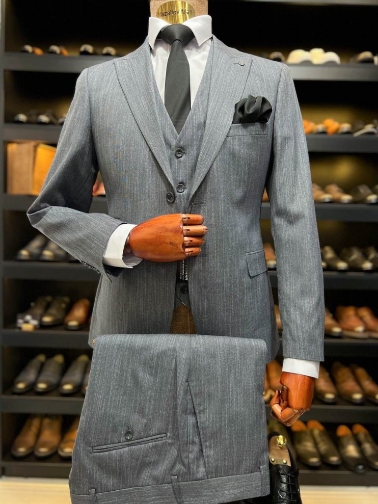 Костюм EMR 3-ка Серый фактурный