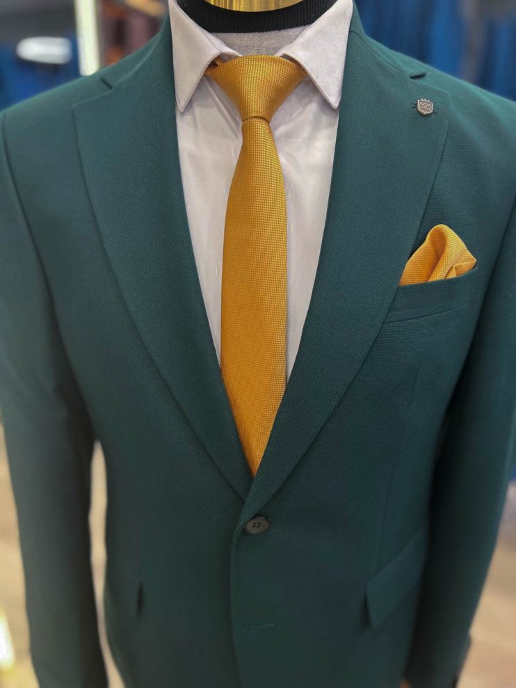 Костюм MAZALTOVMAN Premium 2-ка Зеленый фактурный