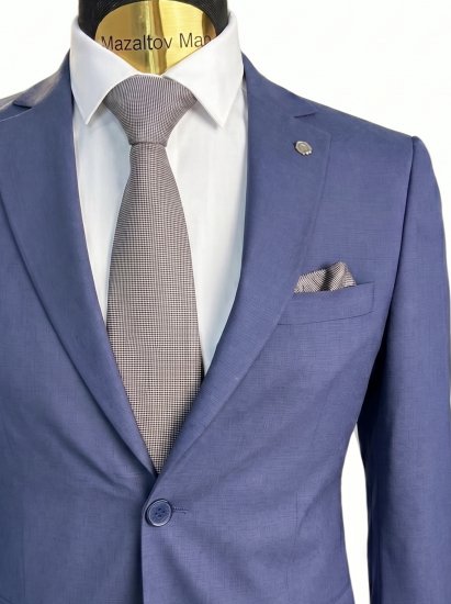 Костюм MAZALTOVMAN 2-ка Синий фактурный