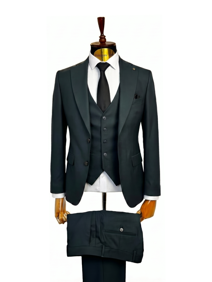 Костюм MAZALTOVMAN 3-ка премиум Зеленый фактурный