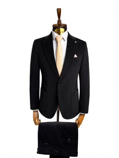 Костюм MAZALTOVMAN 2-ка Premium Черный велюр