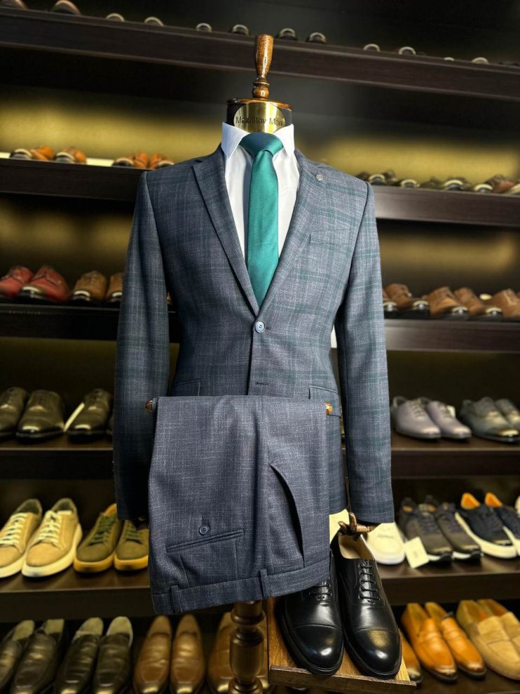 Костюм MAZALTOVMAN 2-ка Серый в клетку