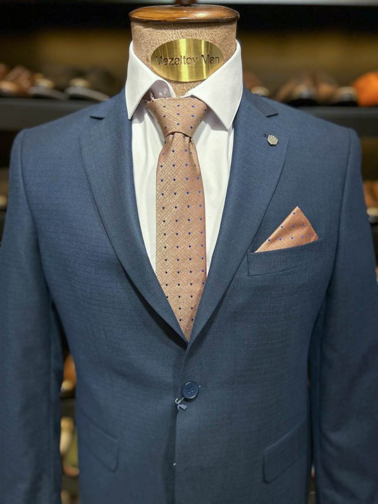 Костюм MAZALTOVMAN 2-ка Синий фактурный