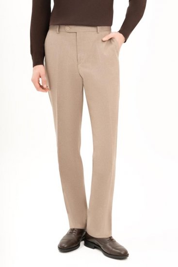 Брюки DIR Песочные фактурные