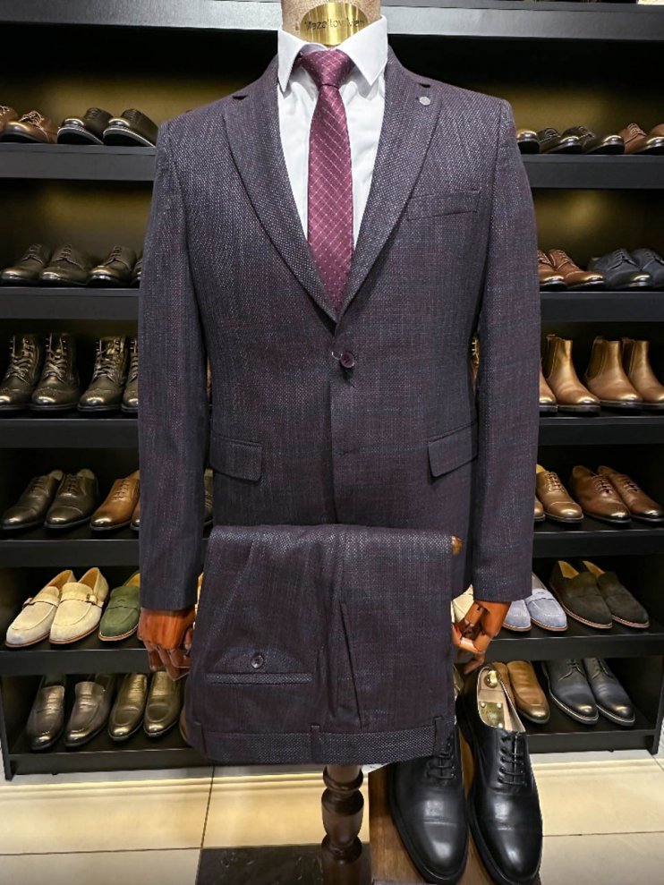 Костюм MAZALTOVMAN 2-ка Бордовый фактурный